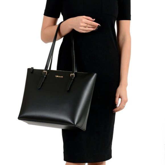 Versace Women's Leather Tote  Handbag Bag - Picture 7 of 7